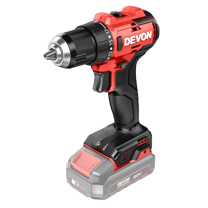 Аккумуляторный ударный шуруповерт DEVON 5211-Li-20TS 20V (2x2Ah + ЗУ 75Вт) — Devon
