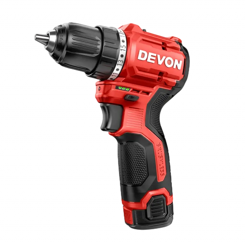 Аккумуляторный шуруповерт DEVON 5208-Li-12 12V (2x2Ah) — Devon